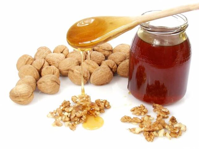 Μέλι με καρύδια - μια λαϊκή θεραπεία που αυξάνει την ισχύ στους άνδρες
